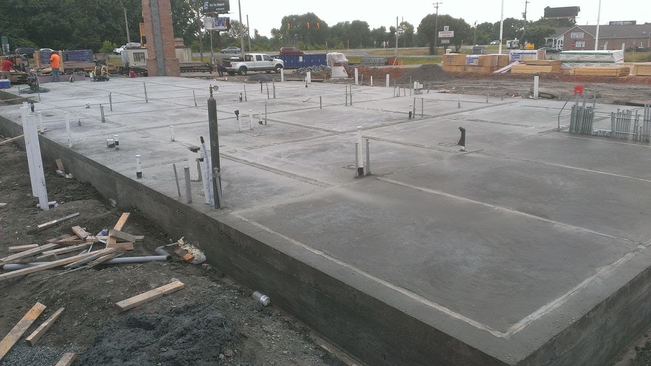 Concrete slab finish by R.Q. Construction